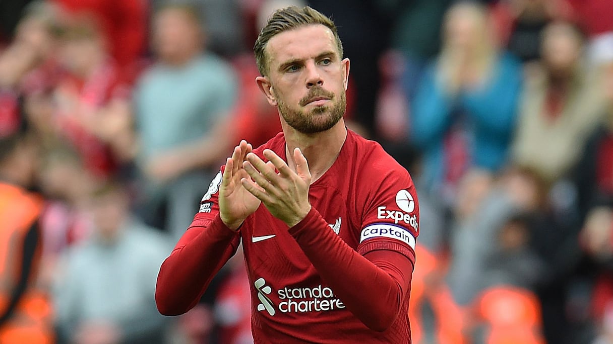 Jordan Henderson sous les couleurs de Liverpool.
