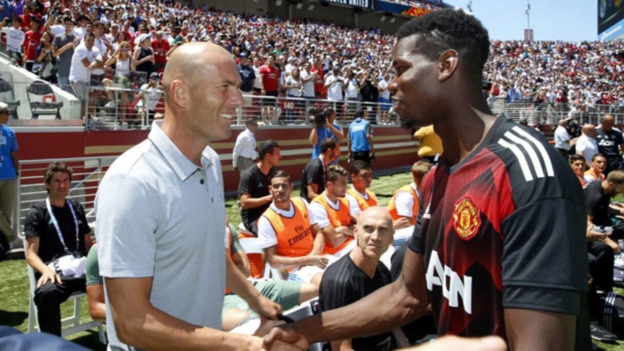 Paul Pogba et Zidane.