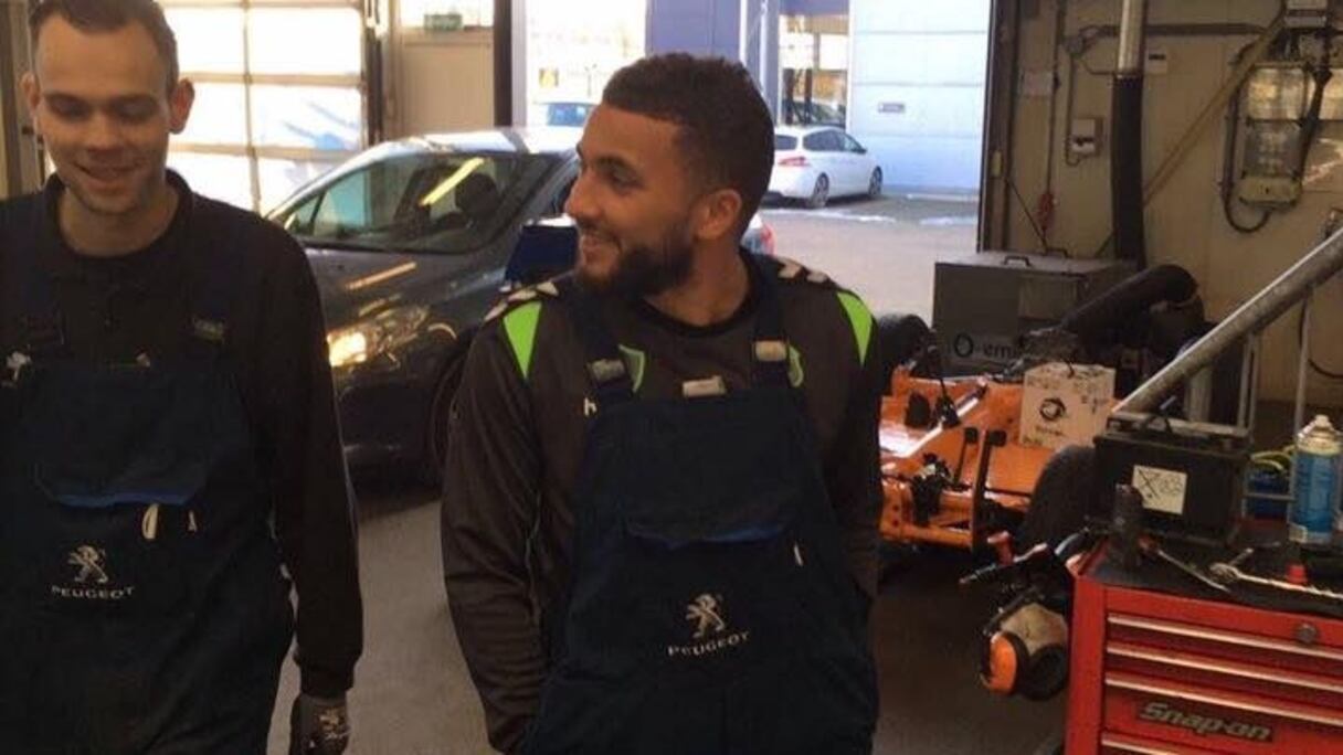 Zakaria Labyad, mécano le temps d'une journée.