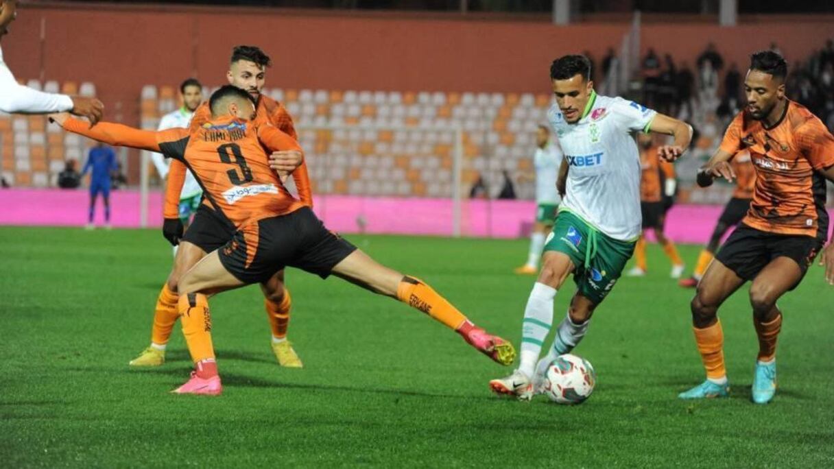 Un précédent duel entre le Raja de Casablanca et la Renaissance sportive de Berkane.