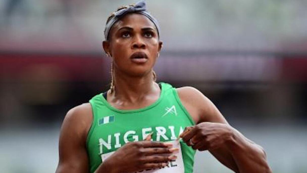 La sprinteuse nigériane Blessing Okagbare.