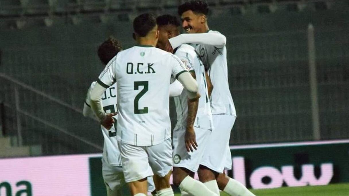 Les joueurs de l'Olympique de Khouribga.