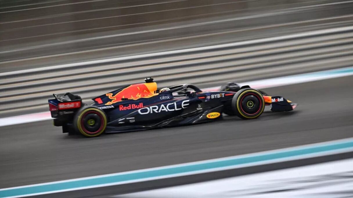 Max Verstappen (Red Bull) au GP d'Abu Dhabi, dimanche 20 novembre 2022.