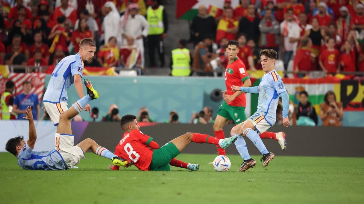 Maroc-Espagne, huitième de finale de la Coupe du Monde 2022.