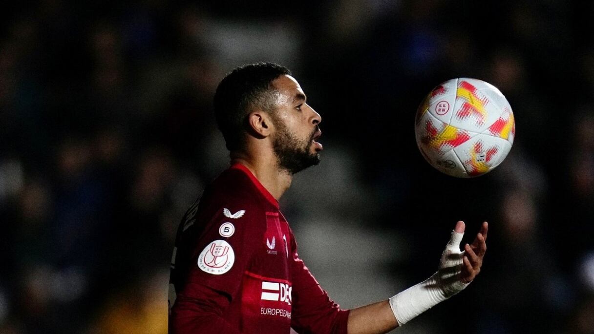 Youssef En-Nesyri, attaquant marocain de Séville FC.