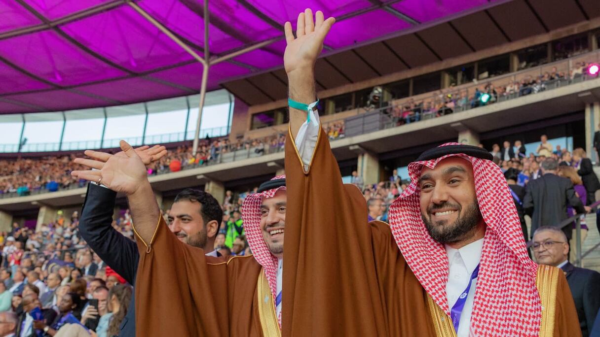 Le prince Abdelaziz ben Turki al-Fayçal, ministre des sports d'Arabie saoudite et président de l’Union arabe de football association (UAFA).
