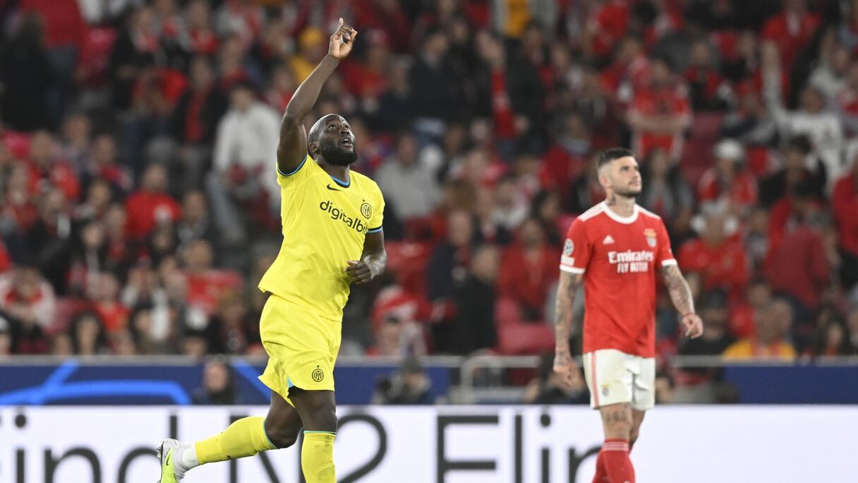 Le quart de finale de la Ligue des champions Benfica Lisbonne-Inter Milan, disputé le 11 avril 2023.