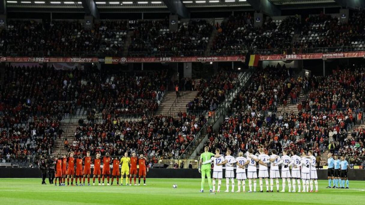 Le match de qualification à l'Euro-2024 de football entre la Belgique et la Suède, le 16 octobre 2023.