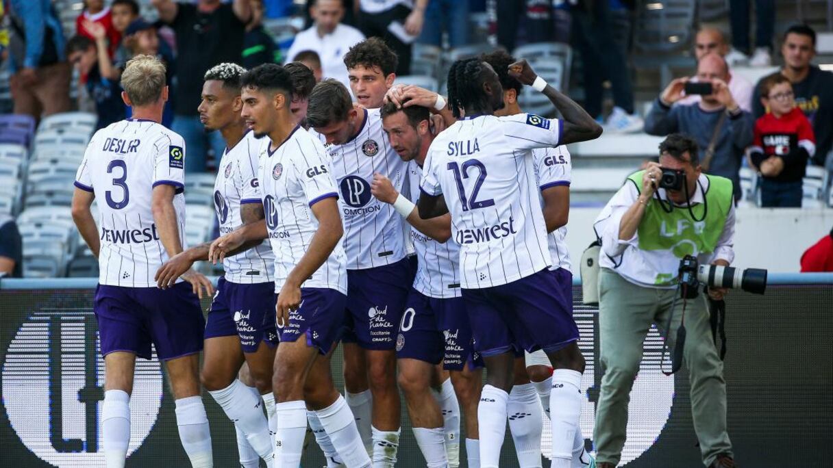 Les joueurs de Toulouse.