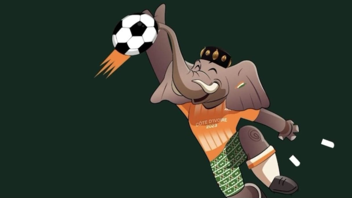 Akwaba, mascotte de la CAN 2023.
