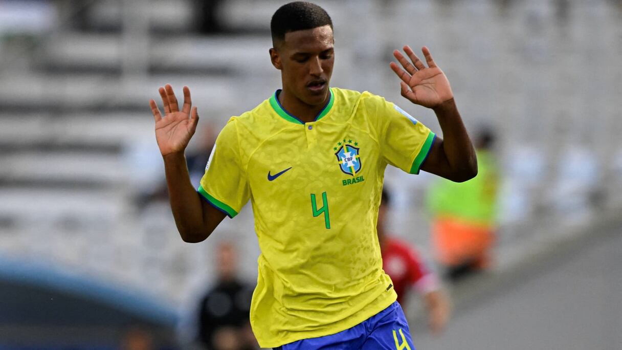 Robert Renan, défenseur de la sélection brésilienne U20