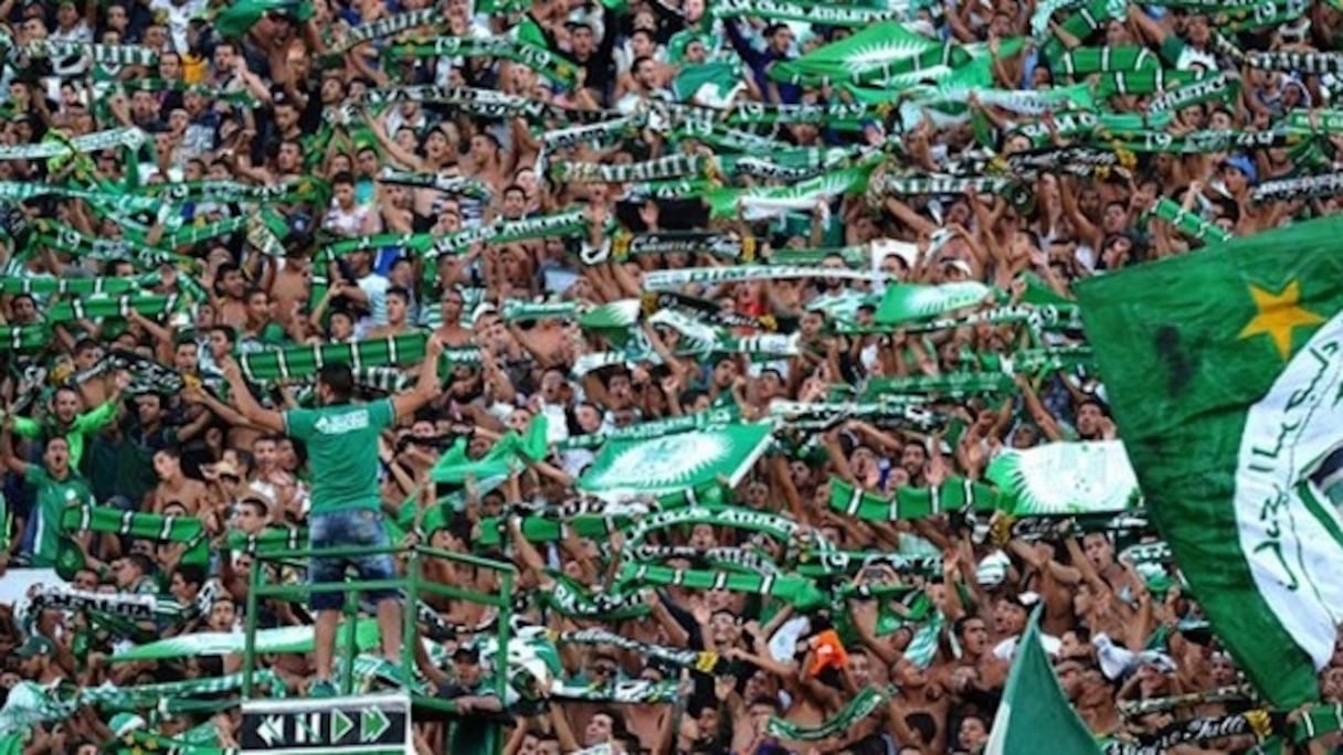 Supporters du Raja de Casablanca.