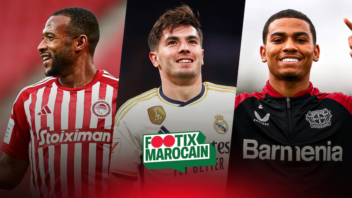 Ayoub El Kaabi, Brahim Diaz et Amine Adli.