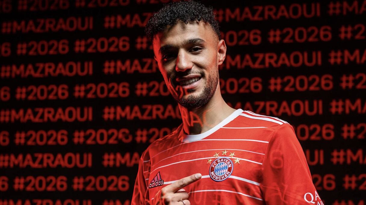 Noussair Mazraoui, nouveau joueur du Bayern Munich.