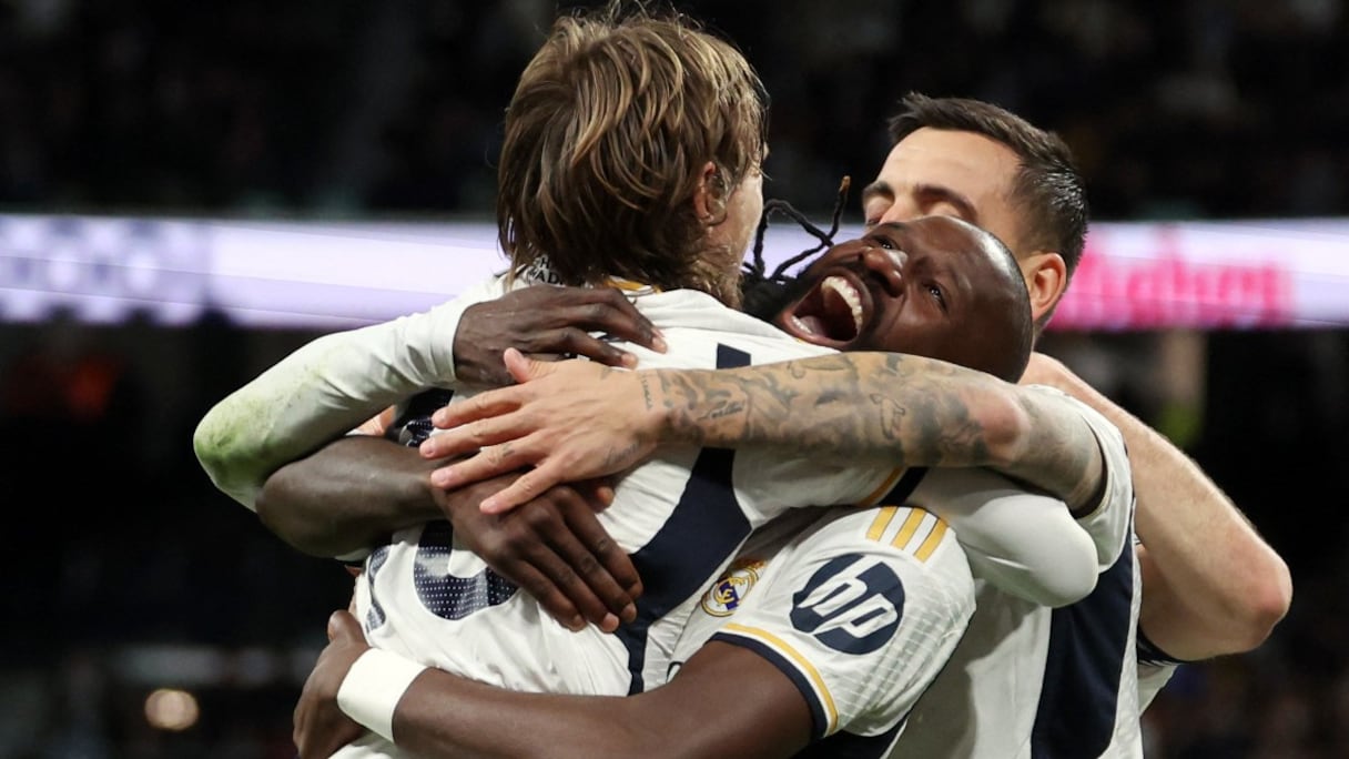 Les joueurs du Real Madrid.