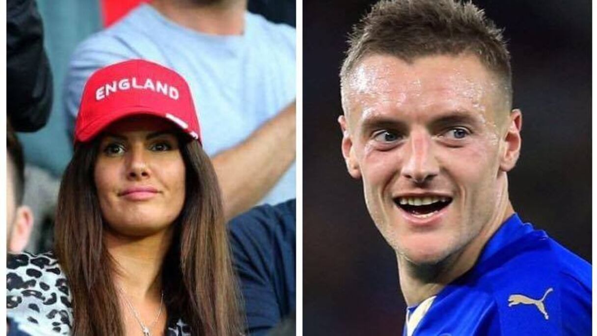 Jamie Vardy et sa compagne Rebekah