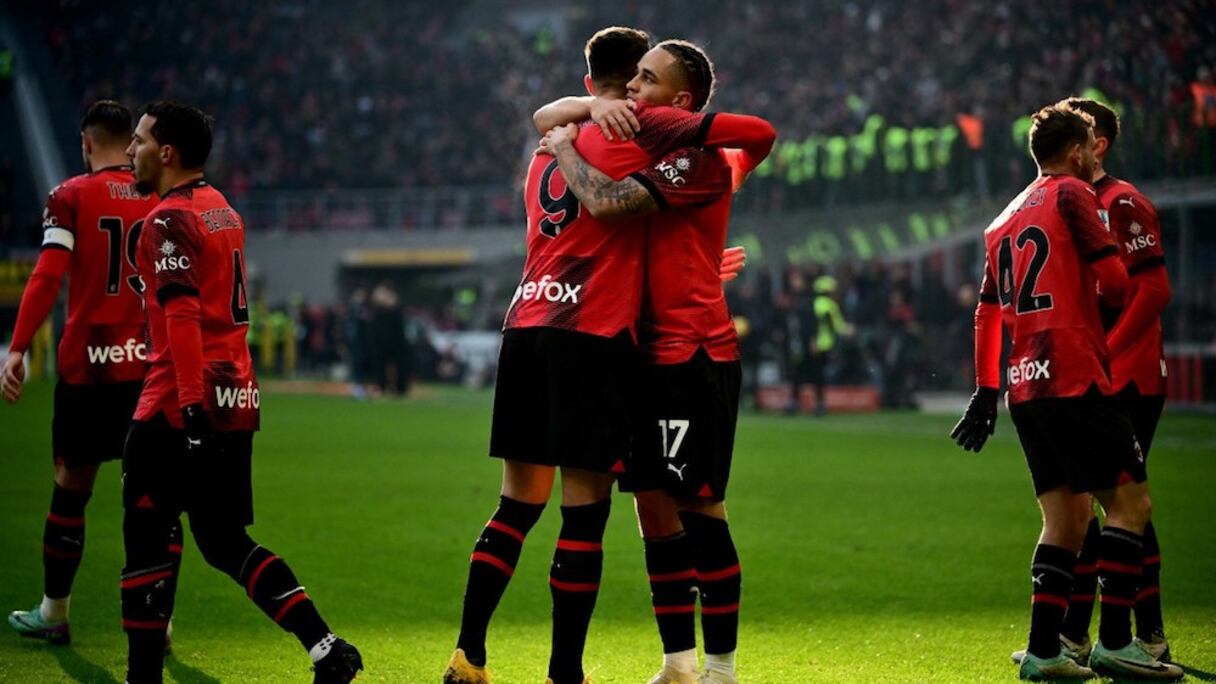 Les joueurs de l'AC Milan.