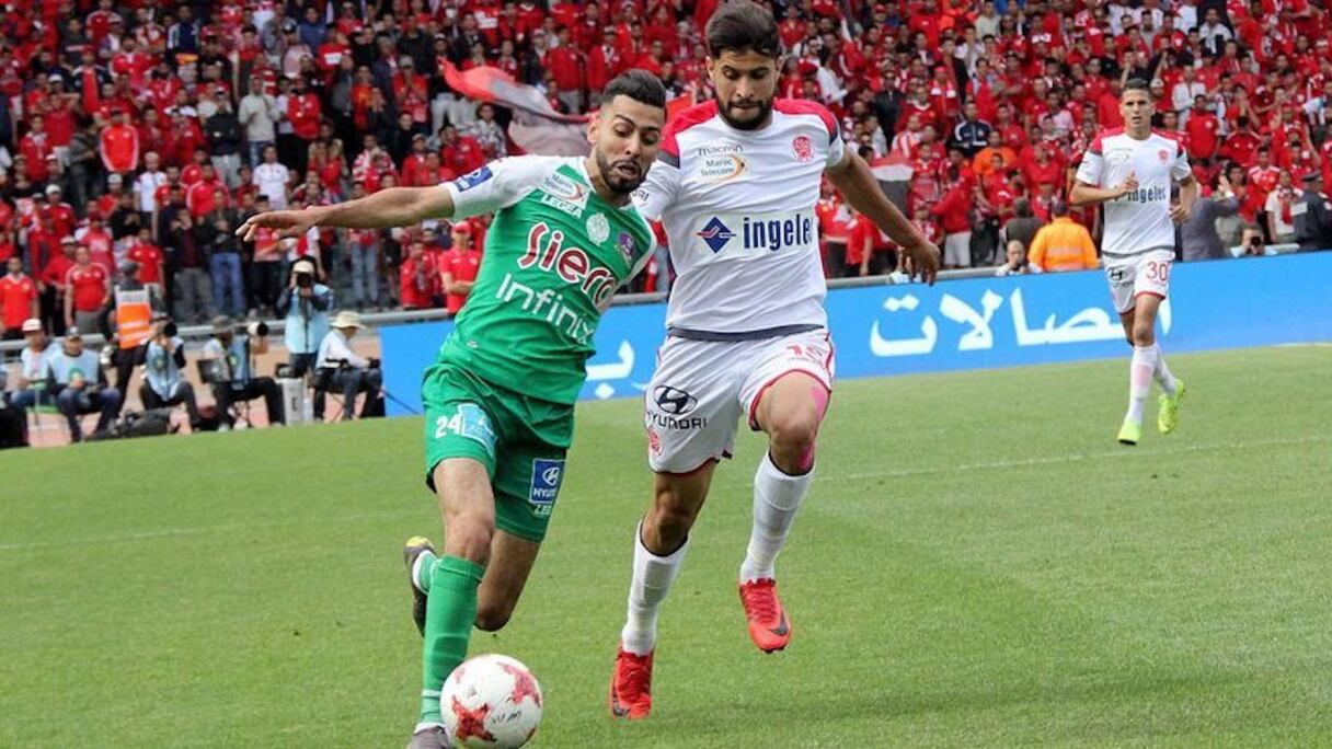 Un précédent derby entre le Wydad et le Raja.