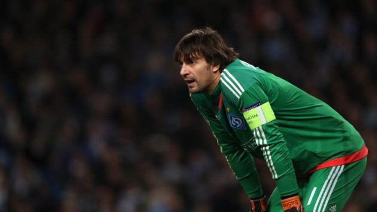 Oleksandr Shovkovskiy, alors gardien de but.