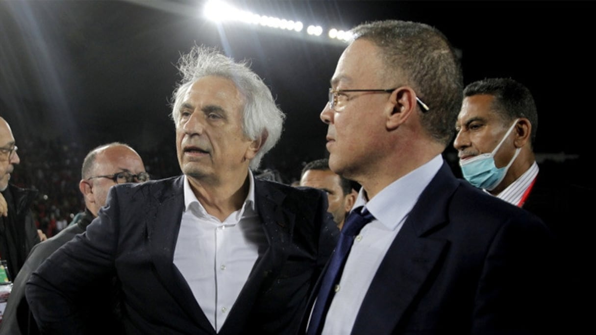 Fouzi Lekjaa et Vahid Halilhodzic.