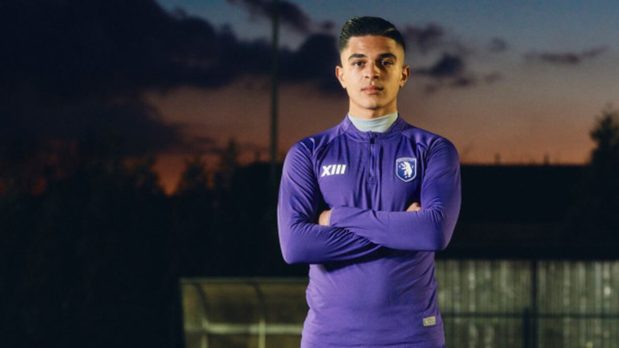 Ilias Sebaoui lors d'un match du championnat belge.