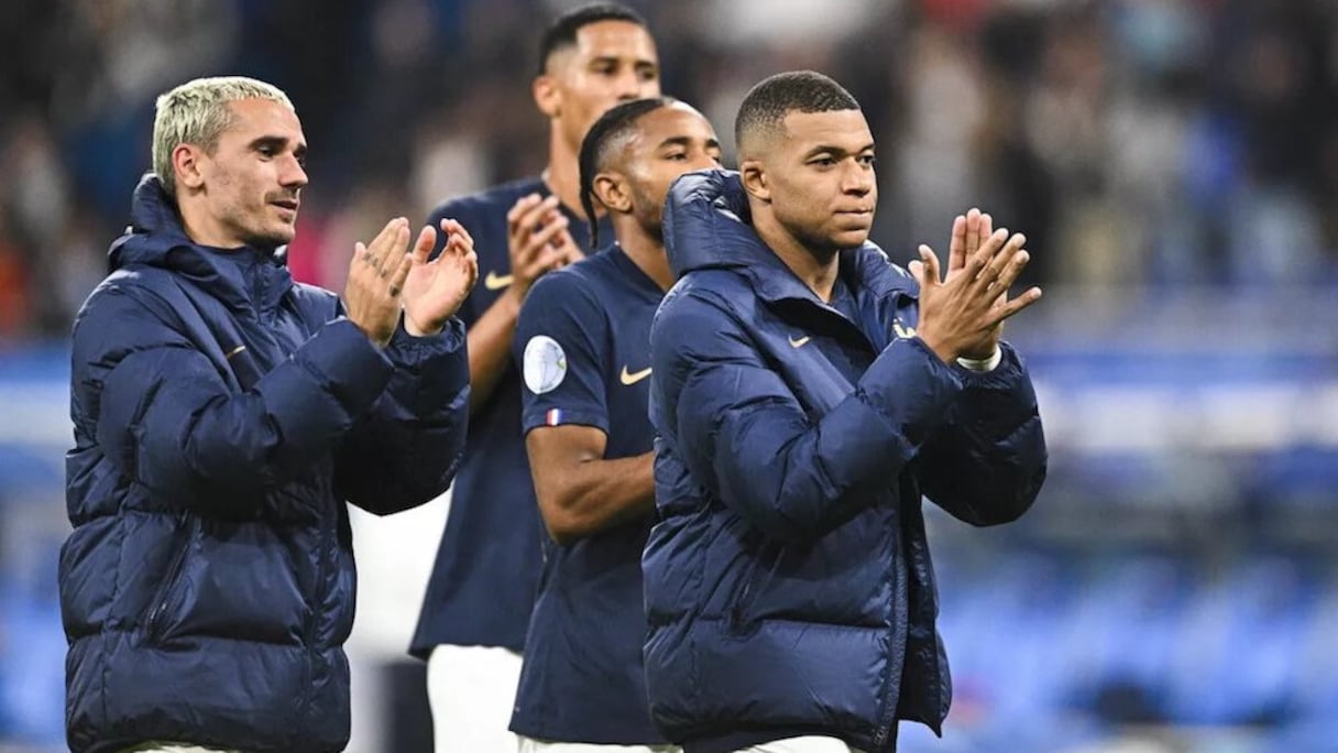 Les joueurs de l'équipe de France.