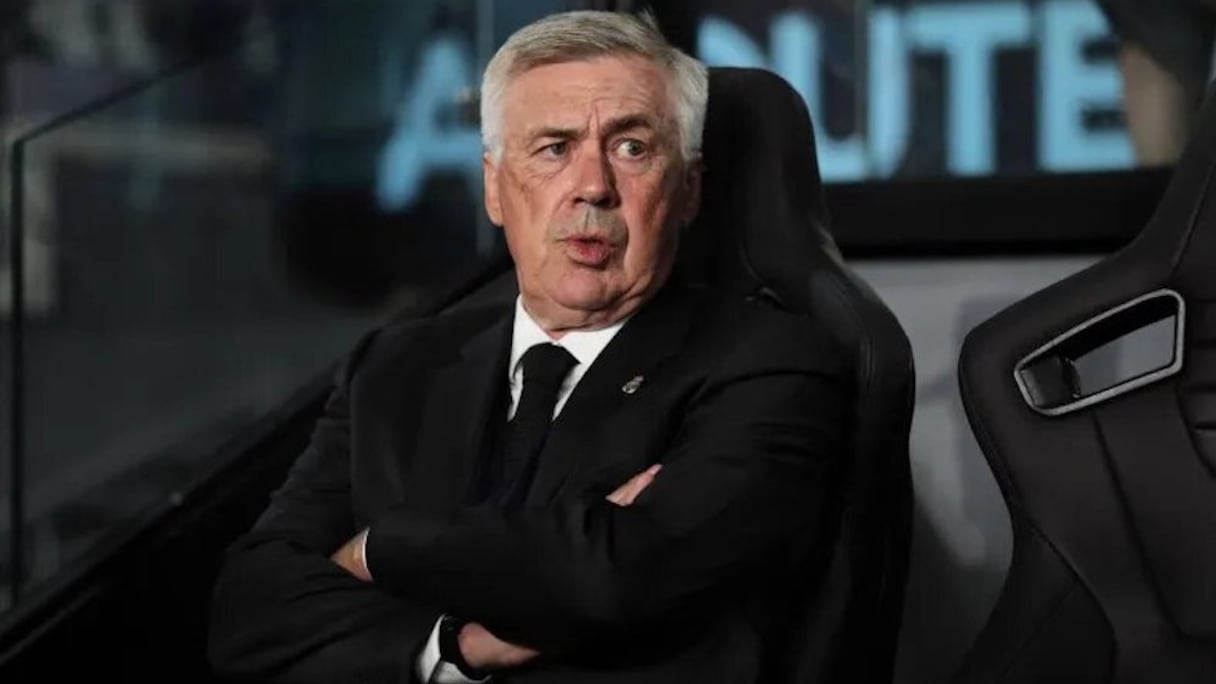 Carlo Ancelotti, entraineur du Real Madrid.