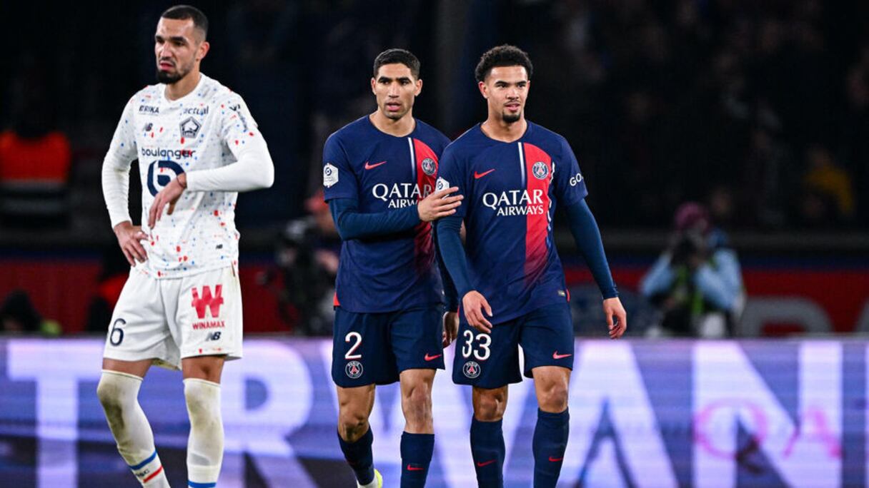 Achraf Hakimi et Warren Zaïre-Emery