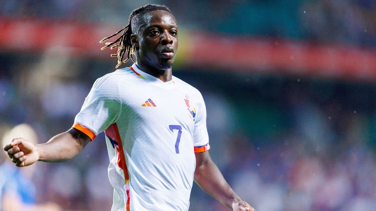 Jérémy Doku, jeune international belge de Manchester City.