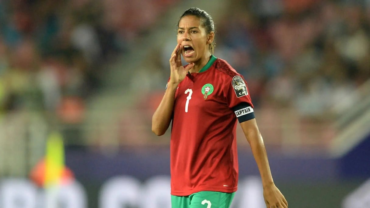 Ghizlane Chebbak, capitaine des Lionnes de l'Atlas.