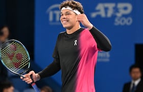 Ben Shelton, jeune star du tennis américain.