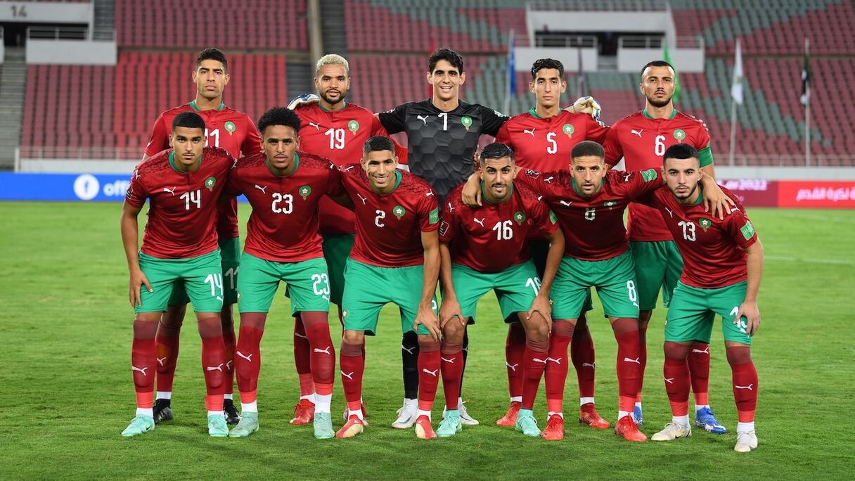 Le onze de départ des Lions de l'Atlas face au Soudan, 2 septembre 2021.