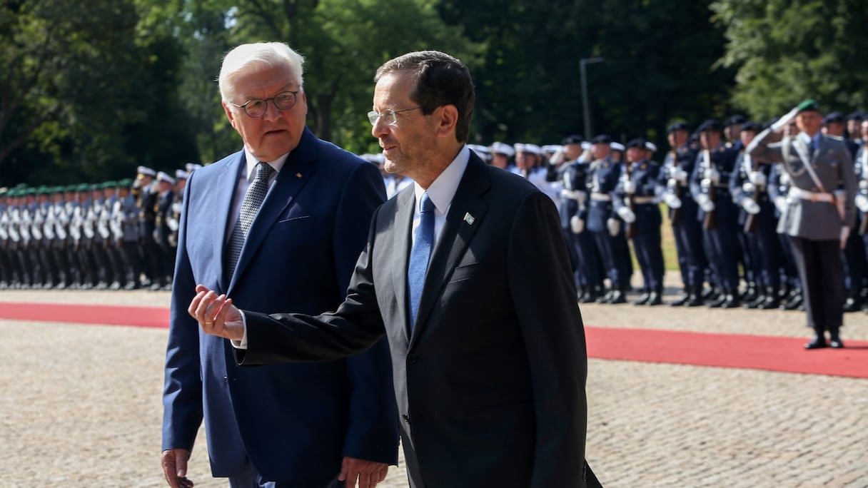 Frank-Walter Steinmeier et Isaac Herzog.