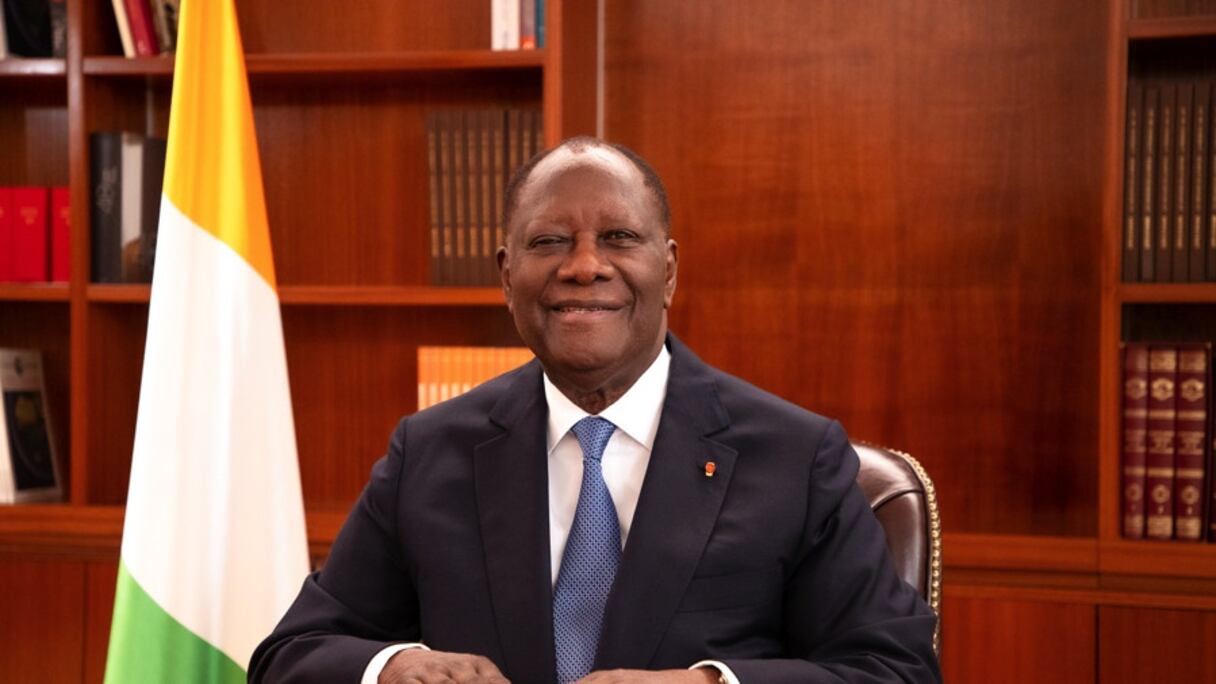 Alassane Ouattara, président de la république de Côte d’Ivoire.