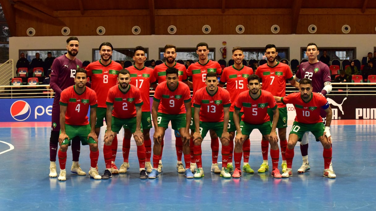 Les Lions de l'Atlas de futsal.