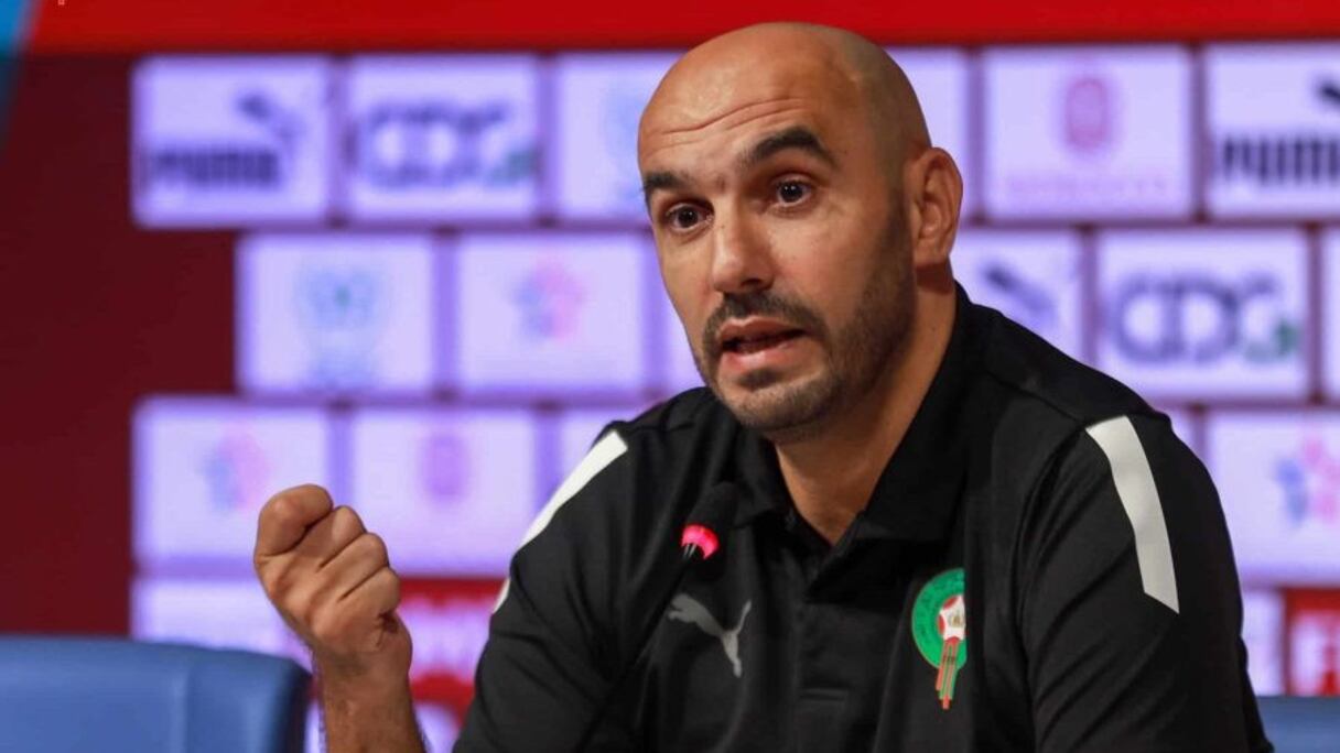 Walid Regragui, sélectionneur national