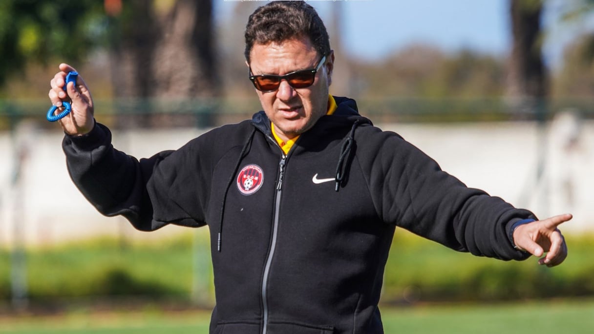 Amine Benhachem, désormais ancien entraineur du Chabab de Mohammédia.