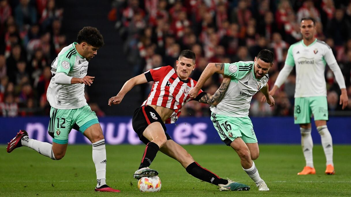 Abde Ezzalzouli contre l'Athletic Bilbao, le mardi 4 avril 2023.