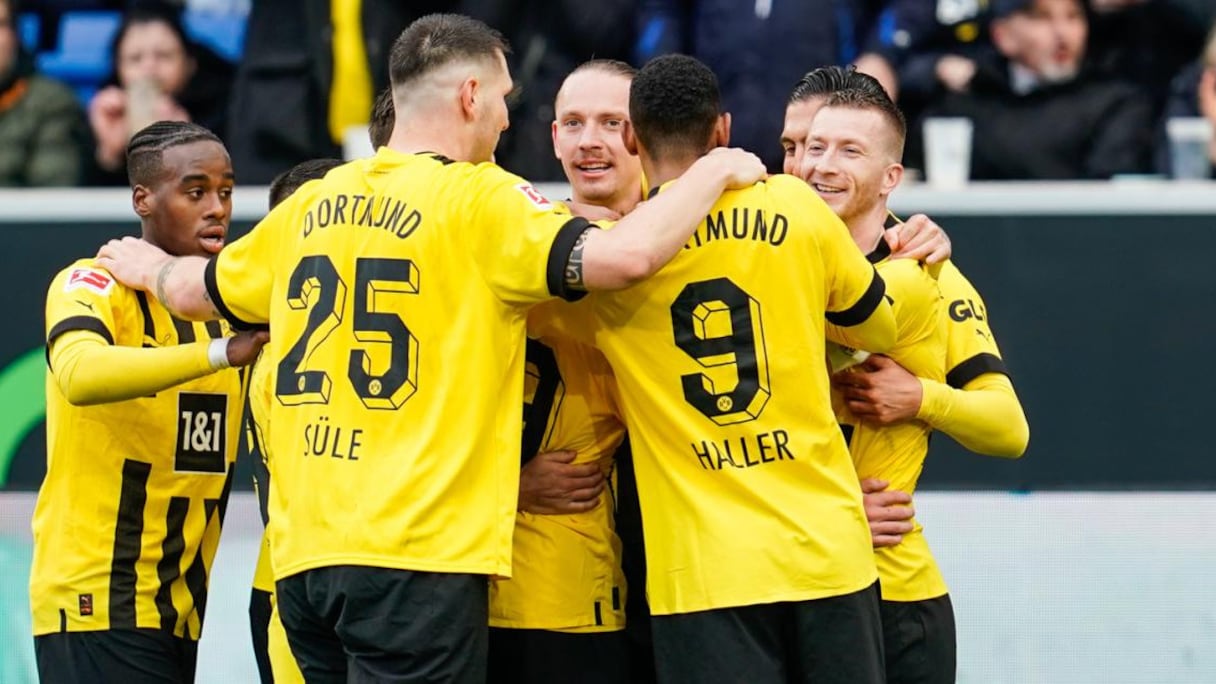 Les joueurs du Borussia Dortmund.