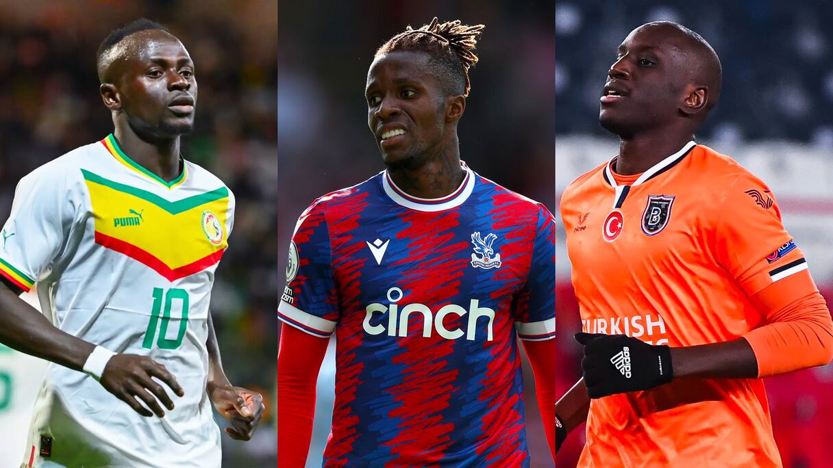 Sadio Mané, Wilfried Zaha, Demba Bâ.