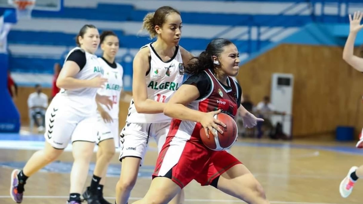 L'équipe nationale féminine U18 de Basket contre l'Algérie, le vendredi 12 juillet 2024.