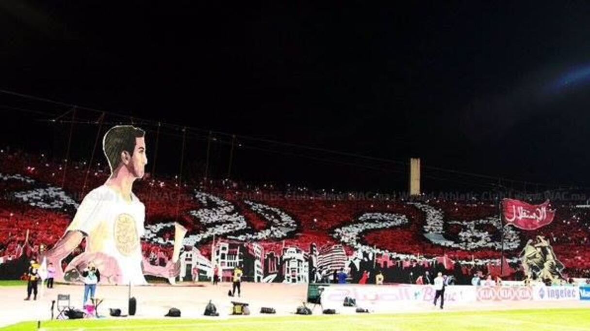 1- Ultras Winners lors de la rencontre entre le Wydad de Casablanca et l'Ittihad de Tanger (2-2)