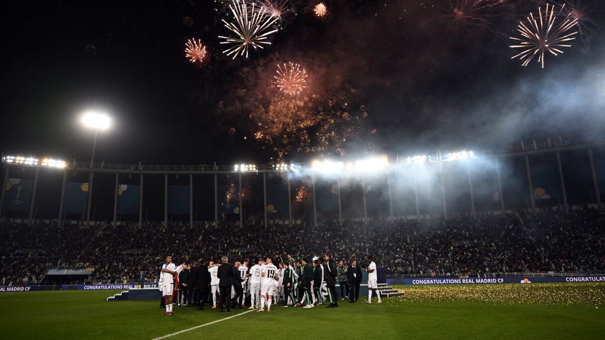 Cérémonie de clôture de la Coupe du monde des clubs, le 11 février 2023 à Rabat.
