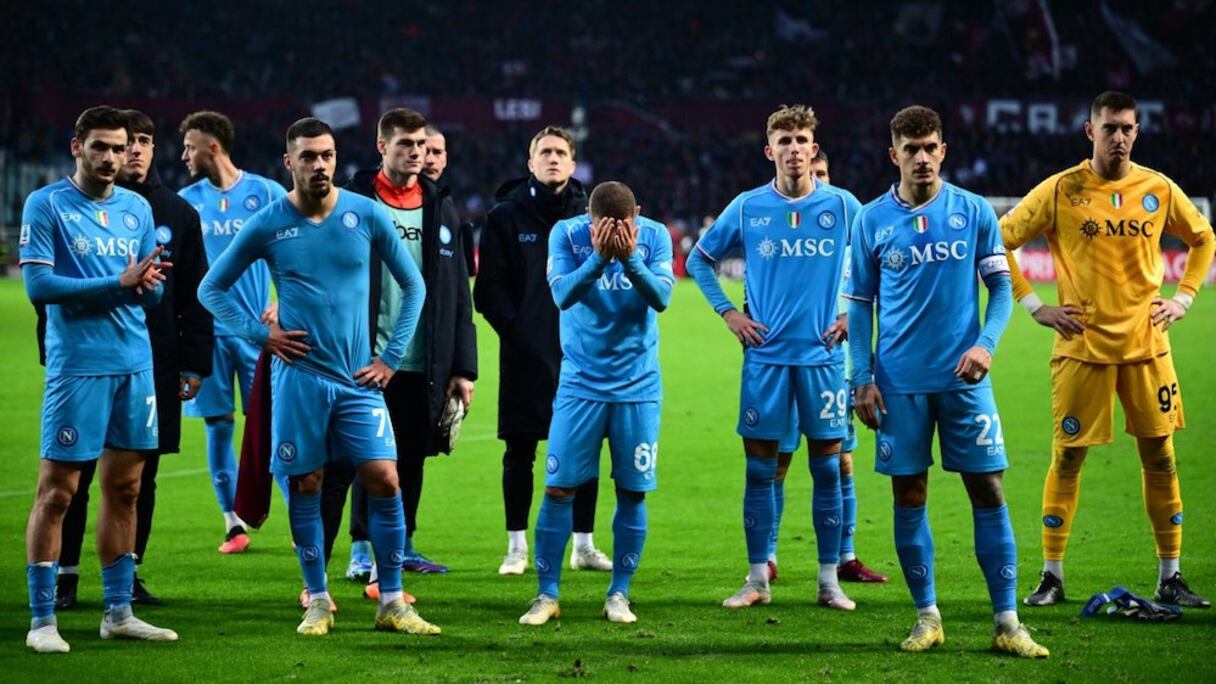 Les joueurs de Naples.