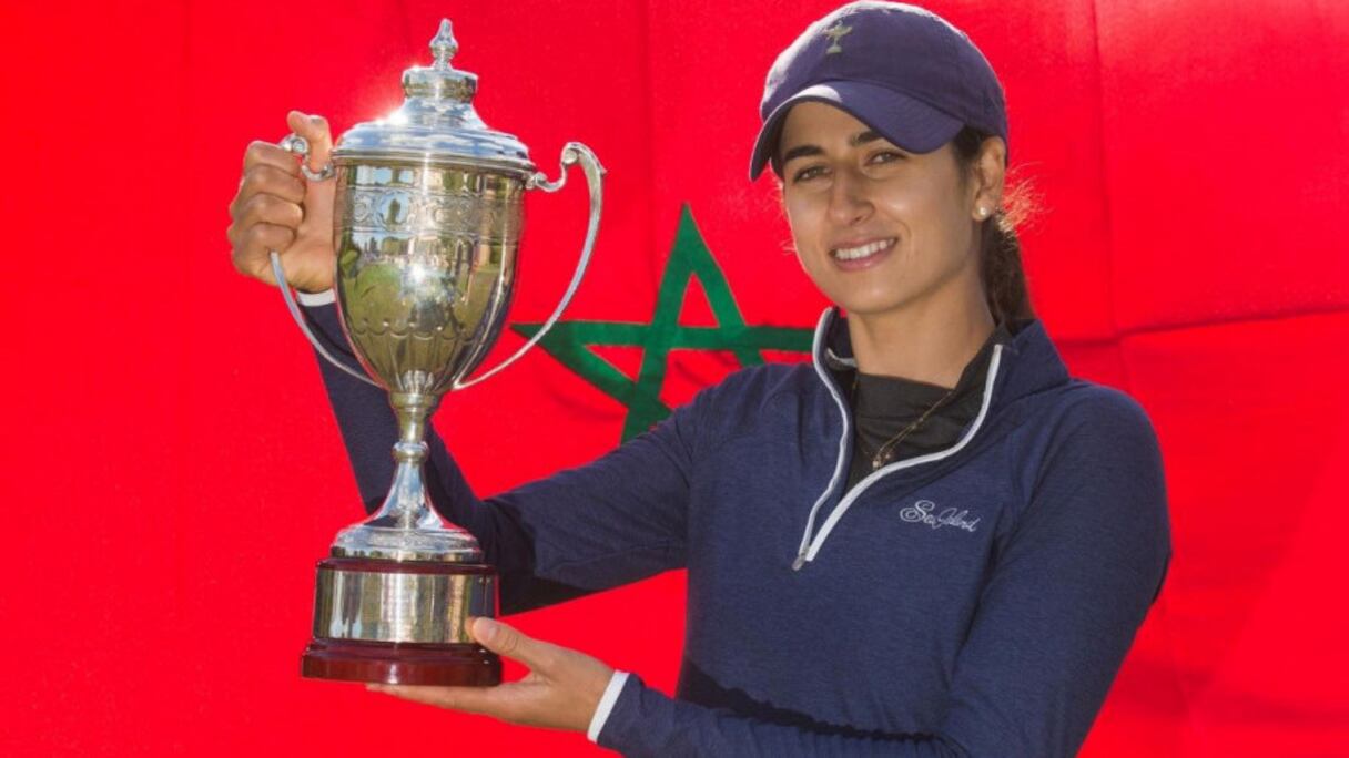 Inès Laklalech, étoile montante du golf marocain.