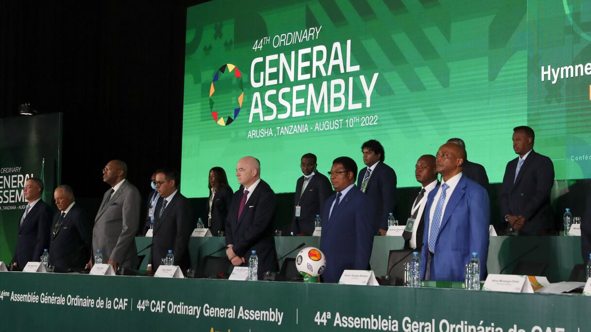 La 44e assemblée générale de la CAF, le 10 août 2022.