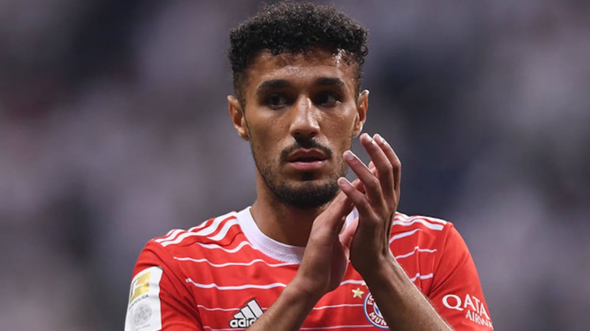 Noussair Mazraoui, l'international marocain du Bayern Munich.