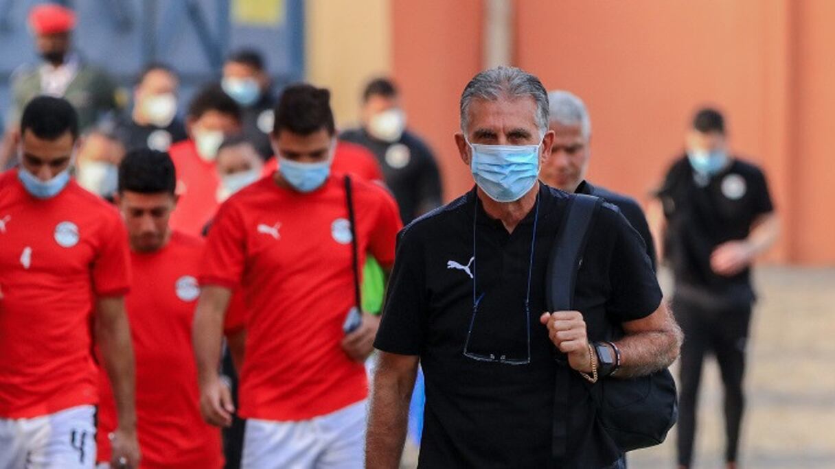 Carlos Queiroz, sélectionneur des Pharaons.