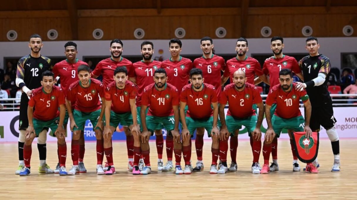Les Lions de l'Atlas de futsal.