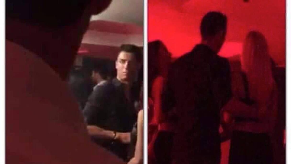 Ronaldo à Agadir dans la soirée du samedi 24 octobre avec son ami Badr Hari.